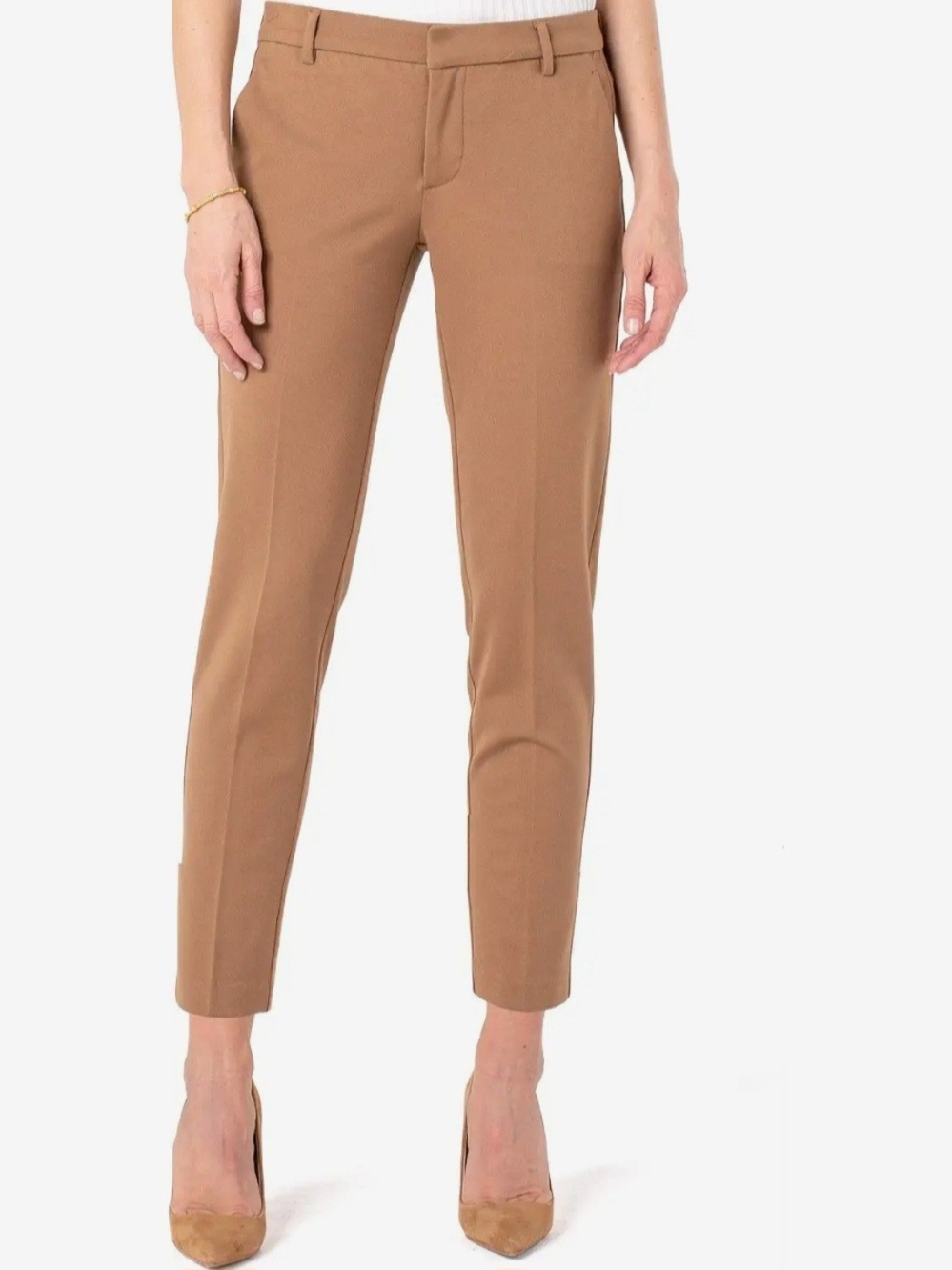 Liverpool Kelsey Knit Trouser Size 8/29 Color Maple Like New